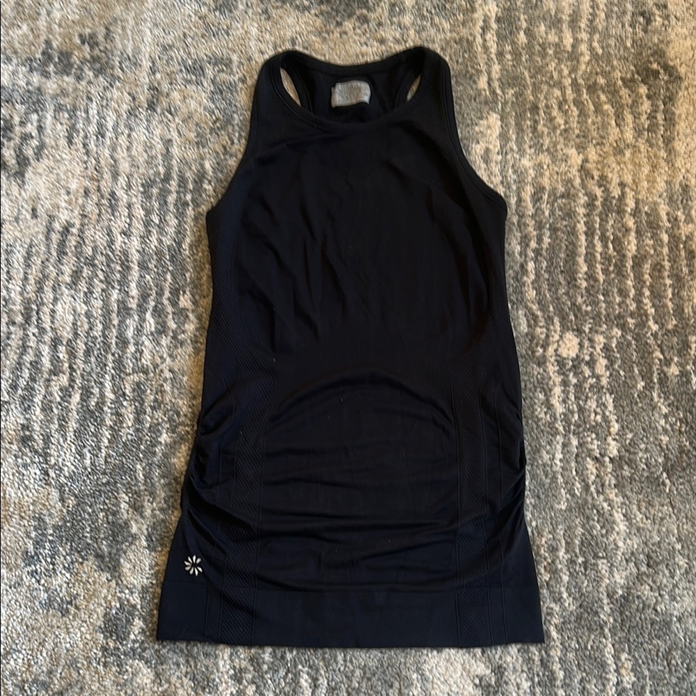 Athleta Black Racerback Athletic Tank Top